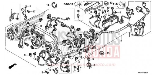 WIRE HARNESS VFR1200XF de 2015